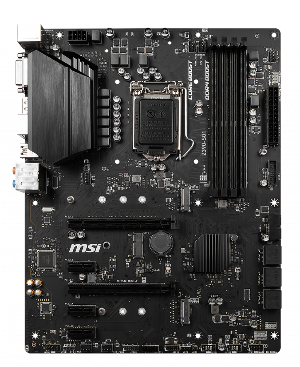 MSI Z390-S01 – Remove Before Flight